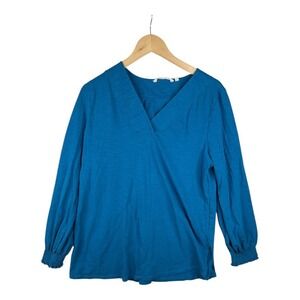 Soft Surroundings Women's Blouse Size Large‎ Blue